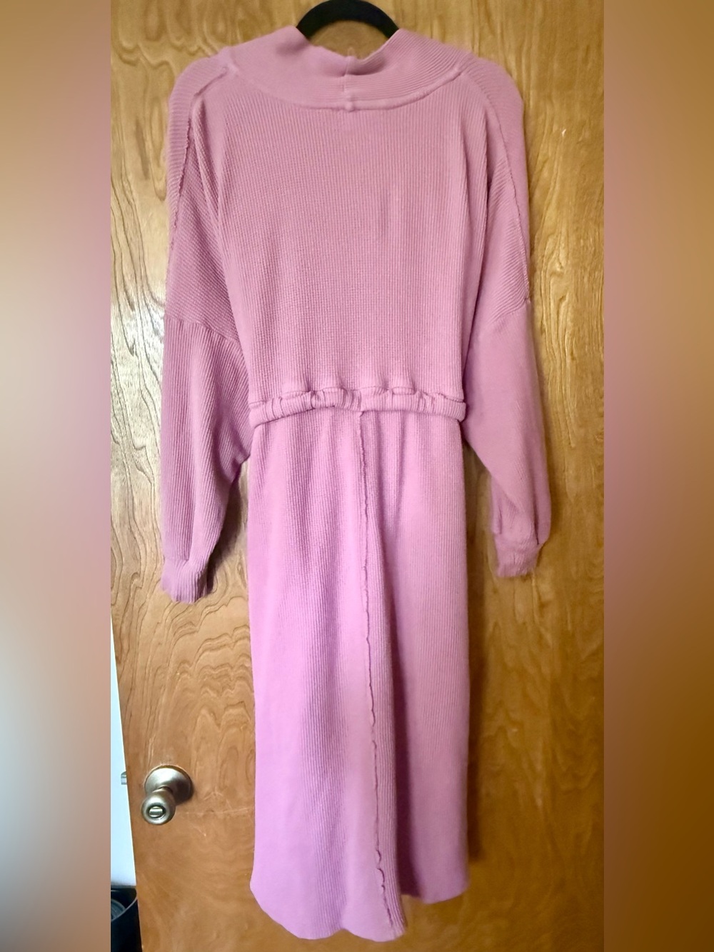 Free People Intimately Under the Stars, Foxglove Thermal Cardigan Robe Sz S - Picture 4 of 8